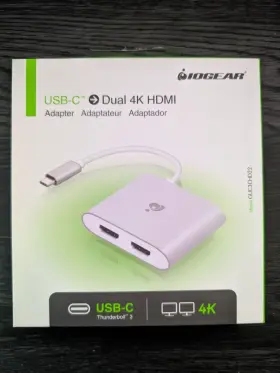 Guc3chd22 Iogear Usb-c To Dual Hdmi Adapter #guc3chd22 Guc3chd22 Iogear Usb-c To Dual Hdmi Adapter #guc3chd22