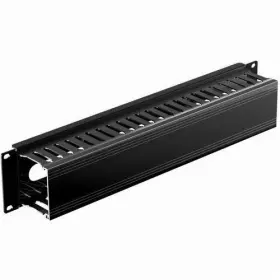Grohd2u Iogear Inc New 2u 19 Inch Horizontal Cable Management Duct - Rack Height X