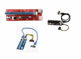 Jacobsparts 845832032900 X4 Qty - Pcie 1x To 16x Powered Usb3.0 Gpu Riser Extender Adapter