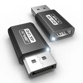 4885464051 Jsaux 4k Displayport To Hdmi Adapter 2-pack Dp Pc 2pack Black