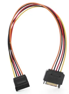 Gc12amf K A Parts Limited 12 Inch Sata 15pin Power Extension Cable