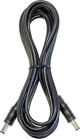 4330130360 Keen Eye 10ft 22awg Dc Power Cable Male To 120 Inch 5.5mm X 2.1mm Black