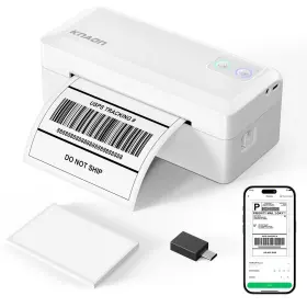B0f7wsgcsh Knaon Y41bt 4x6 Bluetooth Wireless Thermal Shipping Label Printer Portable