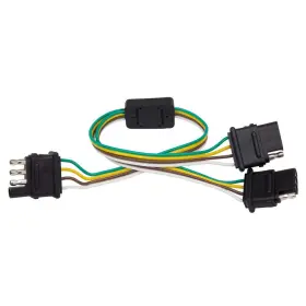 Ledglow 639767738507 Flat 4 Pin Y Splitter Adapter Harness For Tailgate Led Light Bar Trailer Ledglow 639767738507 Flat 4 Pin Y Splitter Adapter Harness For Tailgate Led Light Bar Trailer