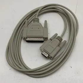 03020 Legrand C2g 10ft Db25 Male To Db9 Female Serial Rs232 Null Modem Cable