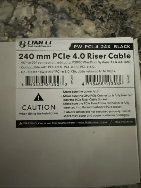 Lian Li 840353043923 240mm Pair 4.0 Riser Cable