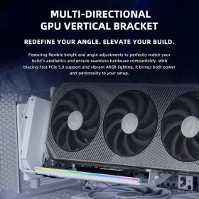 Vg4-5-v3x Lian Li Multi-direction Vertical Gpu Mount Black Gen 5 Riser Cable