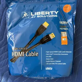 Hdpmm15f Liberty New Highspeed 15feet Hdmi Cable Commercial Grade