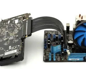 Lilila-ree 726084131163 Gaming Pcie 3.0 16x High Speed Flexible Extender Riser Cable Gpu Extension Pci E