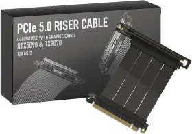Ag-p5-33sr-010bk Linkup - Ava5 Pcie 5.0 Riser Cable 10cm Right Angle 14cm Gen 5 V2 Open Box