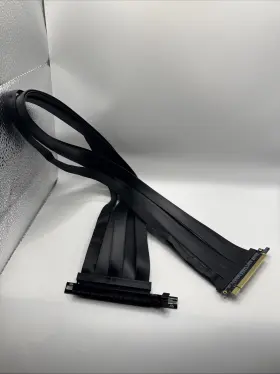 Ag-p5-33sr-090bk-v3 Linkup - Ava5 Pcie 5.0 Riser Cable 90cm Right Angle Black Gen 5 Gpu