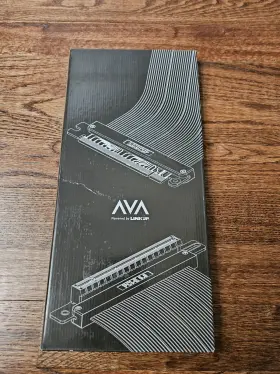 Ag-p5-33ss-020bk-v2 Linkup - Ava5 Pcie 5.0 Riser Cable 20cm Straight Black Gen 5 Gpu 20 Cm