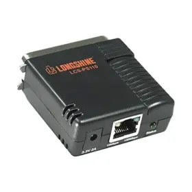 Lcs-ps110-a  Longshine Ps110 Print Server Black