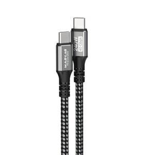 Mad Lab 03-usb4-blk-u001n M A D Thunderbolt 4 Cable Compatible 240w Fast Charging 40gbps Black