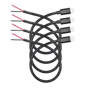 Maixbomr Ma-155 Usb C To 2 Pin Bare Wire Open End Power Cable 11inch 5v/5a 30cm/11in Black