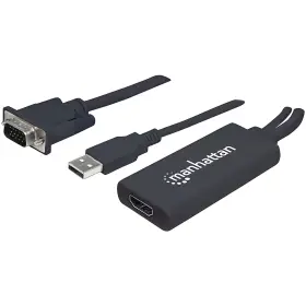 152426  Manhattan Vga And Usb-a To Hdmi Converter Analog Video Usb Audio Dig
