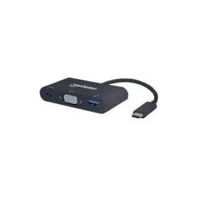 Usb-31c Manhattan 152044 Usb 3.1-c Vga Dock Converter