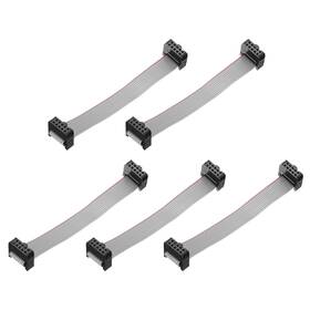 Meccanixity Mea241129ee001507 5 Pcs Idc Flat Ribbon Cable 2.54mm Pitch 12mm Width X 10cm