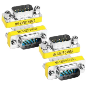 Meiriyfa 727640617053 Db9 Gender Changer D-sub 9 Pin Rs-232 Connector Serial Port Silver Meiriyfa 727640617053 Db9 Gender Changer D-sub 9 Pin Rs-232 Connector Serial Port Silver
