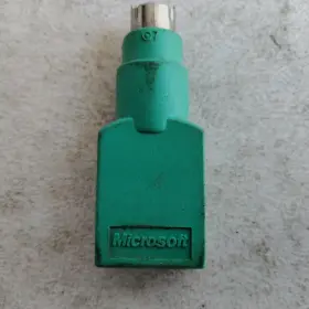 Usbps2 Microsoft Usb To Ps2 Adapter Green Vintage For Mouse