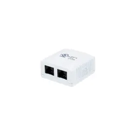 107093 Monoprice Double Cat6 Surface Mount Box White 107093 Monoprice Double Cat6 Surface Mount Box White