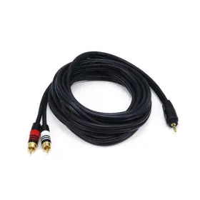 2rca Monoprice 5599 Stereo M To Cable 10ft - Black