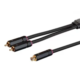 38079 Monoprice 889028122174 Onix Series - 2-male To 1-female Rca Y-adapter 12in