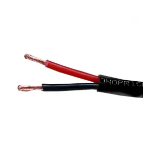 2-conductor Monoprice 889028155929 41393 Speaker Wire Cl2 Rated 18awg 250ft Black