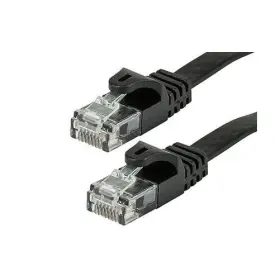 9545 Monoprice Cat5e Flat Patch Cable 1ft Black
