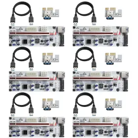 Mzhou 770346736153 Pci-e 1x To 16x Riser Card - Graphics Extension Powered Adapter Wi