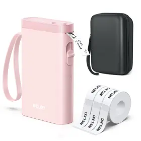 B0fjxjzkf2 Nelko P21 Bluetooth Label Maker Machine With Tape Portable Printer