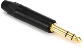 Np3x-b Neutrik 3 Pole Gold 1/4 Inch Connector Black Shell