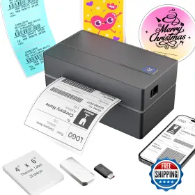 B0dx6rvjf7 Nulltonex Bluetooth Thermal 4x6 Shipping Label Printer Wireless Maker With Tape B0dx6rvjf7 Nulltonex Bluetooth Thermal 4x6 Shipping Label Printer Wireless Maker With Tape