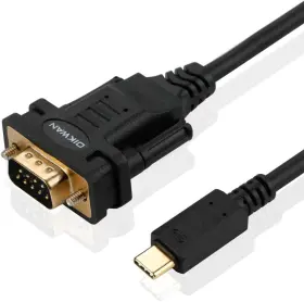 190322 Oikwan Usb Type C To Rs232 Db9 Serial Port Adapter Cable Ftdi Chipset Supports Windo