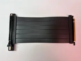X003s8akhf Okinos Pcie 4.0 High Speed Black Riser Extension Cable 200mm X003s8akhf Okinos Pcie 4.0 High Speed Black Riser Extension Cable 200mm