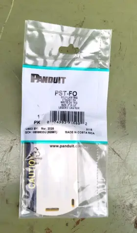 Panduit Corp 074983915002 Brand New Pst-fo 5 Pack Self Lamination Cable Markers Panduit Corp 074983915002 Brand New Pst-fo 5 Pack Self Lamination Cable Markers
