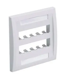 Cfpe10ei-2gy Panduit Corp New Faceplate - 10 X Total Number Of Sockets 2-gang Cfpe10ei-2gy Panduit Corp New Faceplate - 10 X Total Number Of Sockets 2-gang