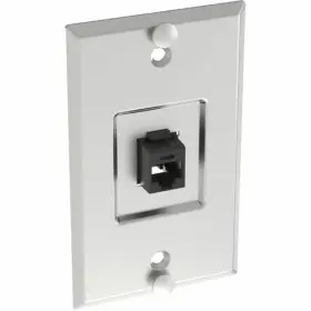 Kwpk6 Panduit Corp New Stainless Steel Keystone Phone Plate Category 6 - 1 X