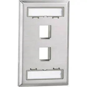 Nkf2s Panduit Corp New Faceplate - 2 X Sockets 1-gang Stainless Steel