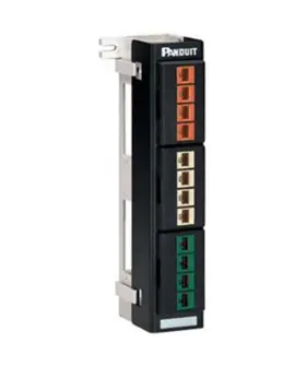 Nkfp12w Panduit Corp New Netkey 12-port Modular Faceplate Patch Panel - 12 X