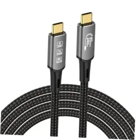 E0502-3m-240w Partyreal Usb4 Cable With Thunderbolt 4 240w Charging 40gbps 40g Male-10ft E0502-3m-240w Partyreal Usb4 Cable With Thunderbolt 4 240w Charging 40gbps 40g Male-10ft