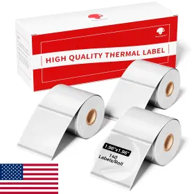 B0f3cdkz8l Phomemo Frosted Clear Round Labels 1.96 Inch 50mm - M110/m100/m220/m108/m250/m160