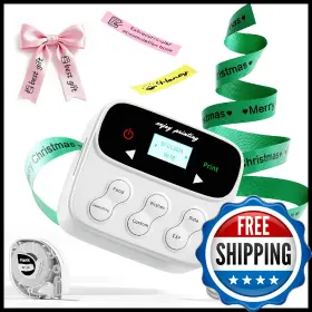 B0fnm9pflk Phomemo Ribbon Label Printer Kitchen Magnetic Maker Machine With Tapes F1
