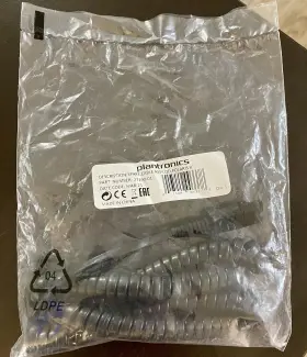 27190-01 Plantronics Qd Polaris Ii Spare Cable - New Sealed 27190-01 Plantronics Qd Polaris Ii Spare Cable - New Sealed