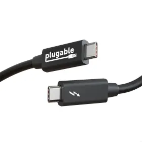 Plugable 819927012825 6.6ft Thunderbolt 3 Easy Transfer Cable Black #tbt-tran