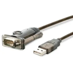 Pl2303-db9 Plugable Usb To Serial Rs-232 Adapter 5ft With Com Retention - Grey