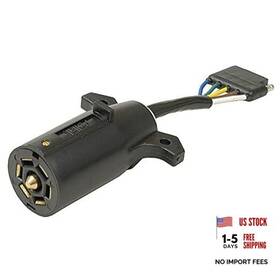 Pollak Production Company 12-718ep Adapter 7-way Rv To 5-way Flat