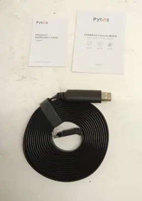 Pytes 451622556558 Rs232 Battery Console Update Cable Usb 2.0 To Rj45 Black 3m / 9.8ft Pytes 451622556558 Rs232 Battery Console Update Cable Usb 2.0 To Rj45 Black 3m / 9.8ft