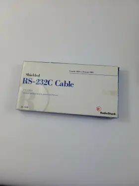 26-152b Radio Shack New Old Stock Rs-232c Cable 6ft Female Db9 To