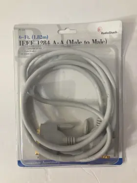 26-233 Radioshack Computer Accessory Ieee 1284 A-a Male To Cable 6 Ft